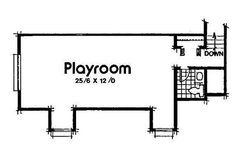 upper floor house blueprint