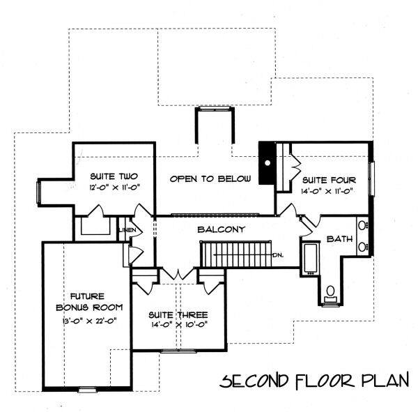 upper floor house blueprint
