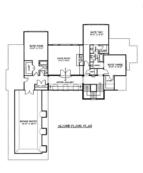 upper floor house blueprint