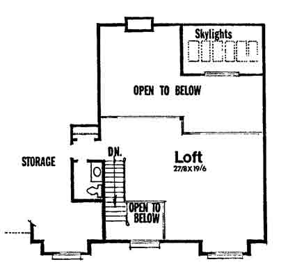 upper floor house blueprint