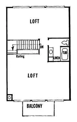 upper floor house blueprint