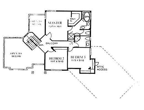 upper floor house blueprint