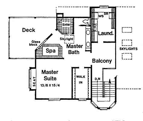 upper floor house blueprint