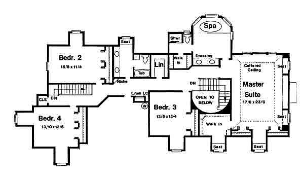 upper floor house blueprint