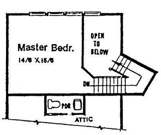 upper floor house blueprint