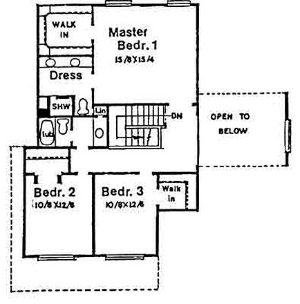 upper floor house blueprint