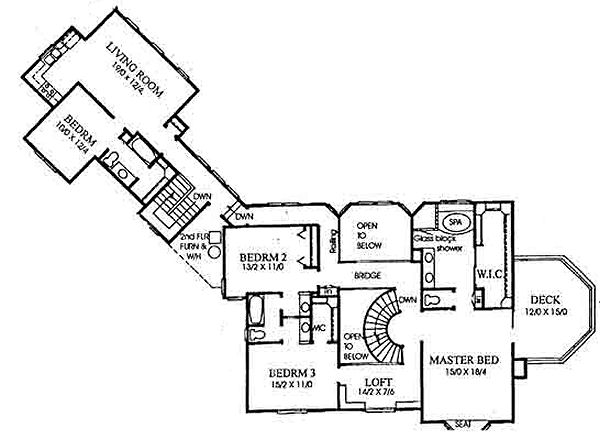 upper floor house blueprint