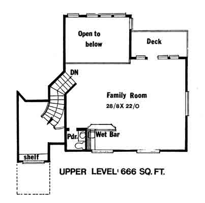 upper floor house blueprint