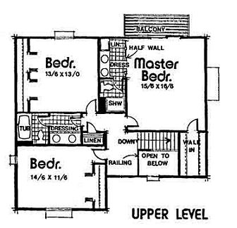 upper floor house blueprint