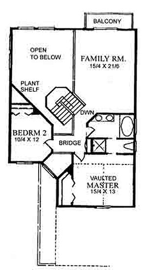 upper floor house blueprint