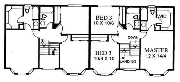 upper floor house blueprint