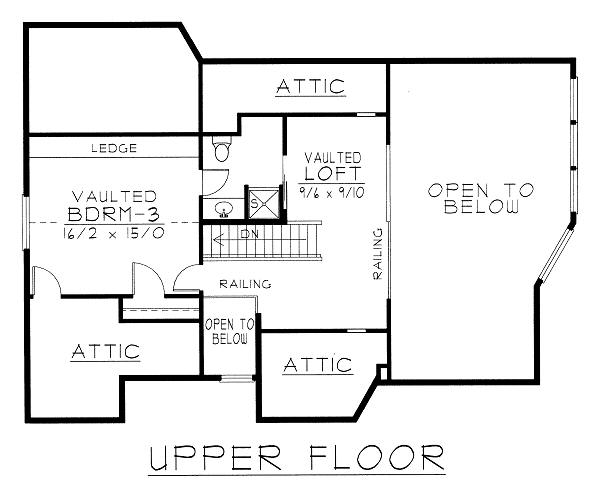 upper floor house blueprint