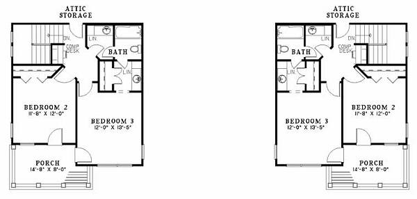 upper floor house blueprint