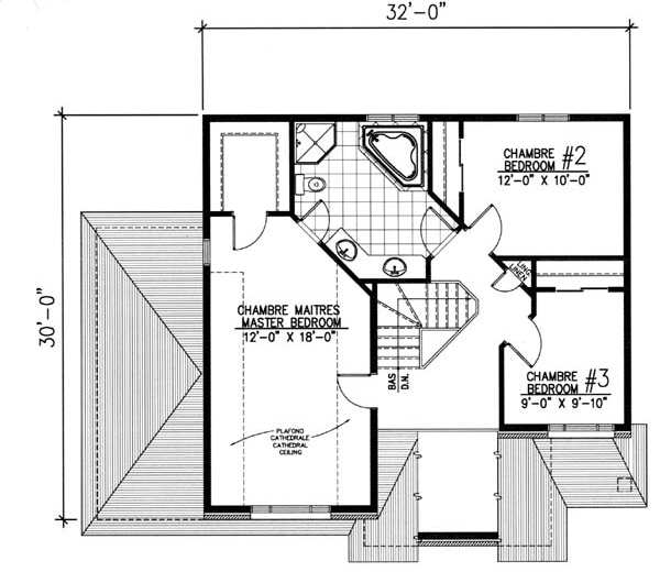 upper floor house blueprint