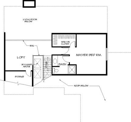 upper floor house blueprint