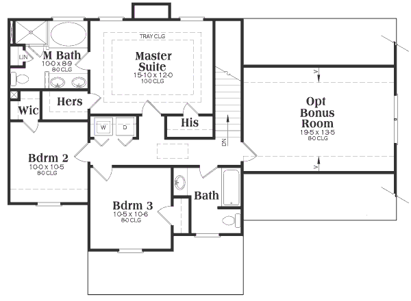 upper floor house blueprint