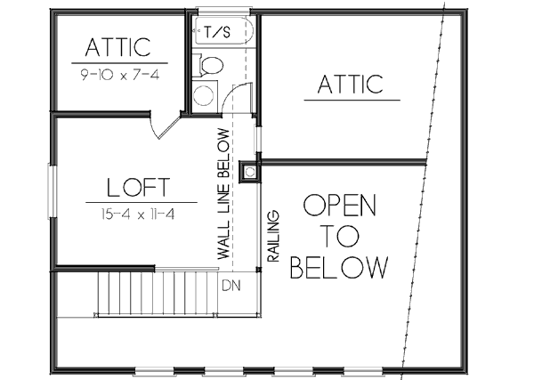 upper floor house blueprint