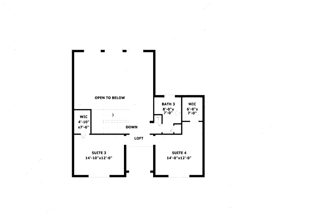 upper floor house blueprint