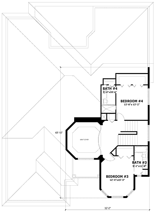 upper floor house blueprint
