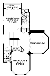 upper floor house blueprint