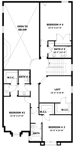 upper floor house blueprint