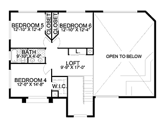 upper floor house blueprint
