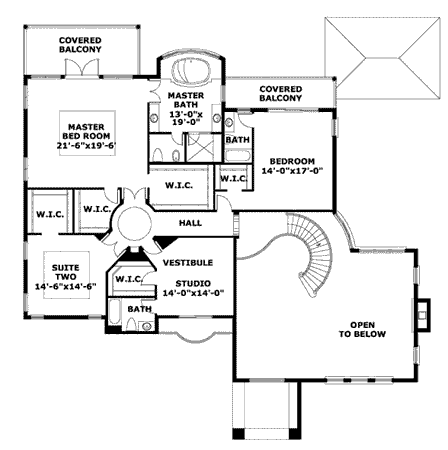 upper floor house blueprint