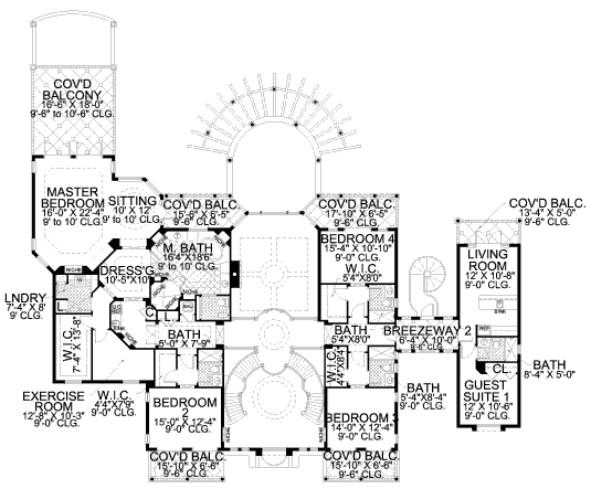 upper floor house blueprint