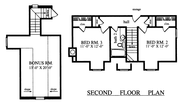 upper floor house blueprint