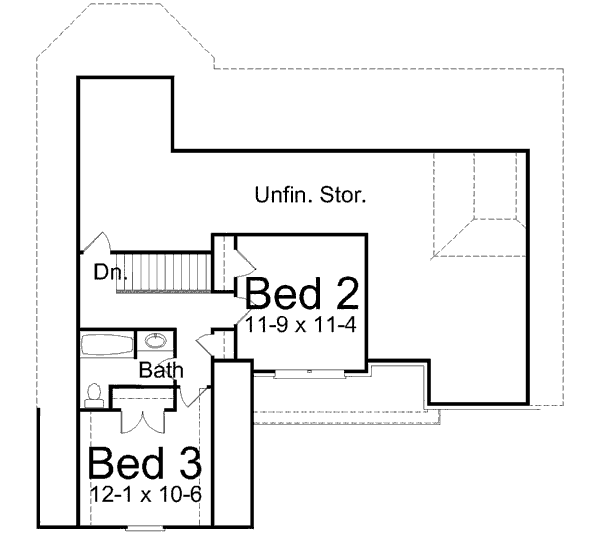 upper floor house blueprint
