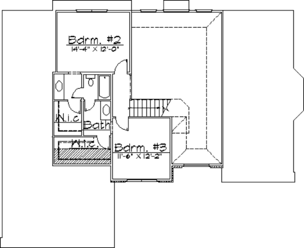 upper floor house blueprint