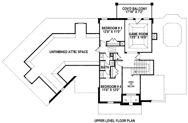 upper floor house blueprint