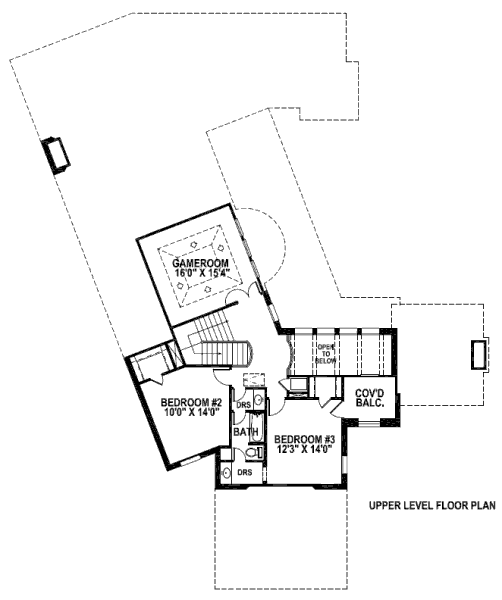 upper floor house blueprint