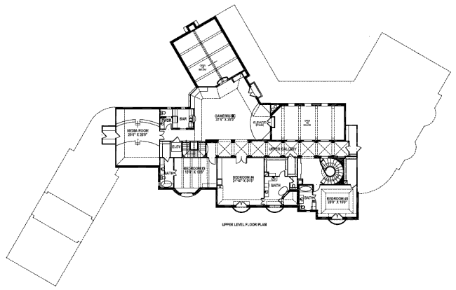 upper floor house blueprint