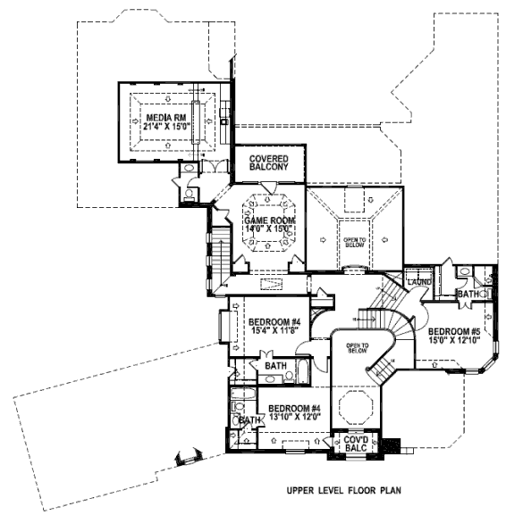 upper floor house blueprint