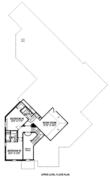 upper floor house blueprint