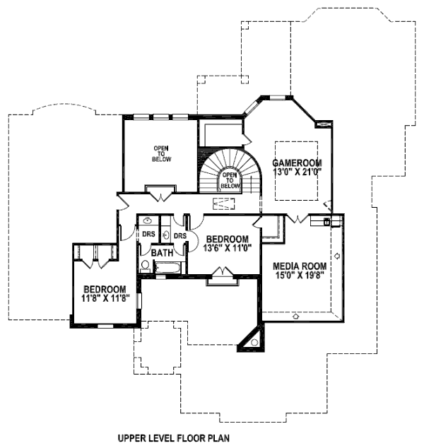 upper floor house blueprint