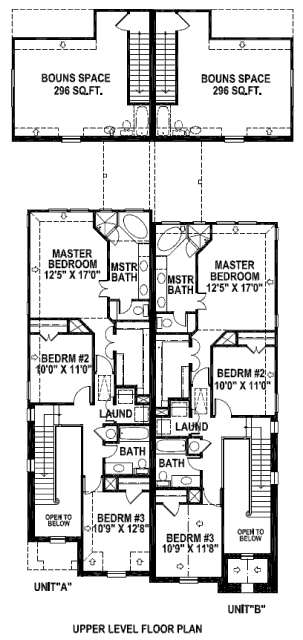 upper floor house blueprint