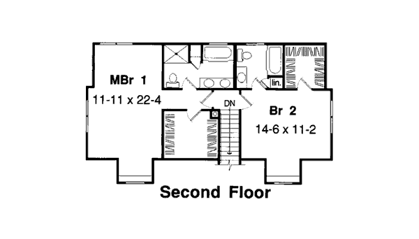 upper floor house blueprint