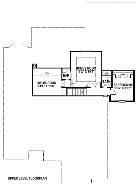 upper floor house blueprint