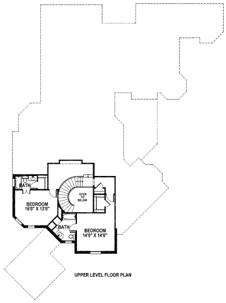 upper floor house blueprint