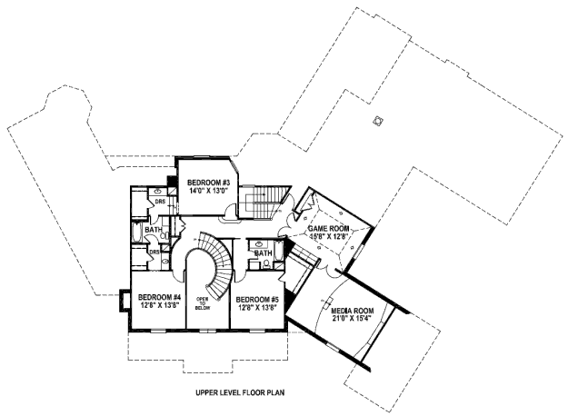upper floor house blueprint
