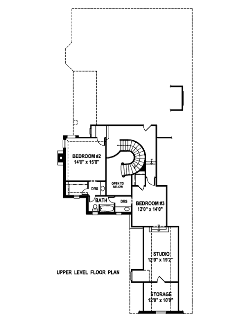 upper floor house blueprint