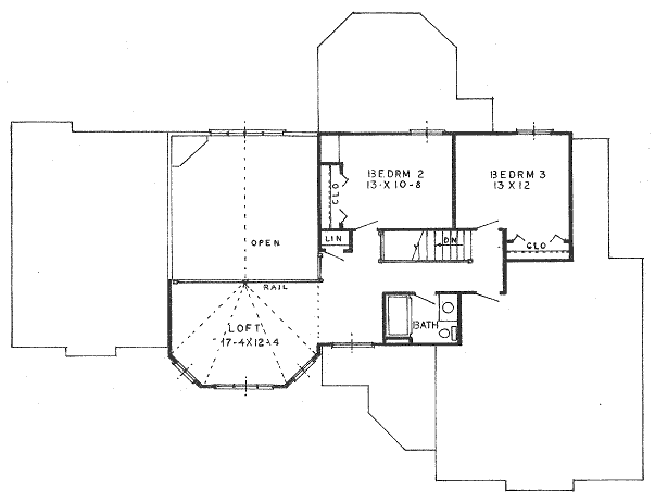 upper floor house blueprint