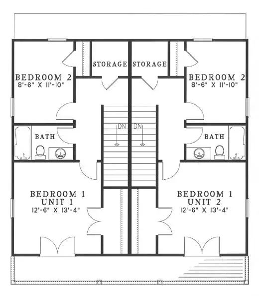 upper floor house blueprint