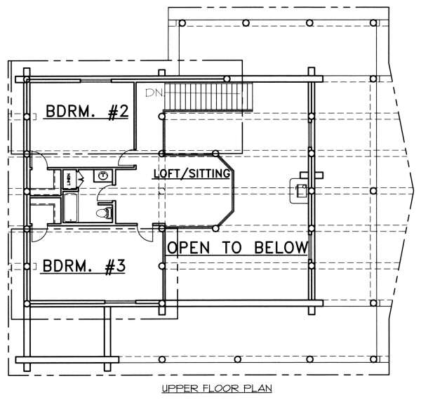 upper floor house blueprint