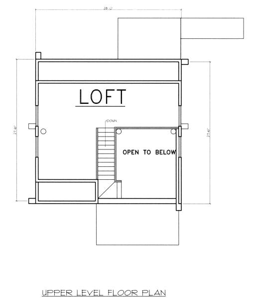 upper floor house blueprint