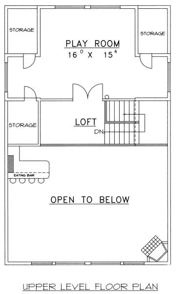 upper floor house blueprint