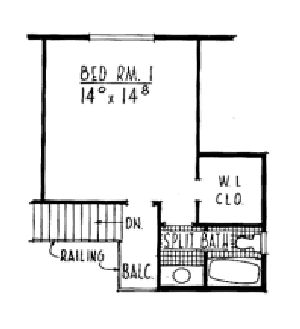 upper floor house blueprint