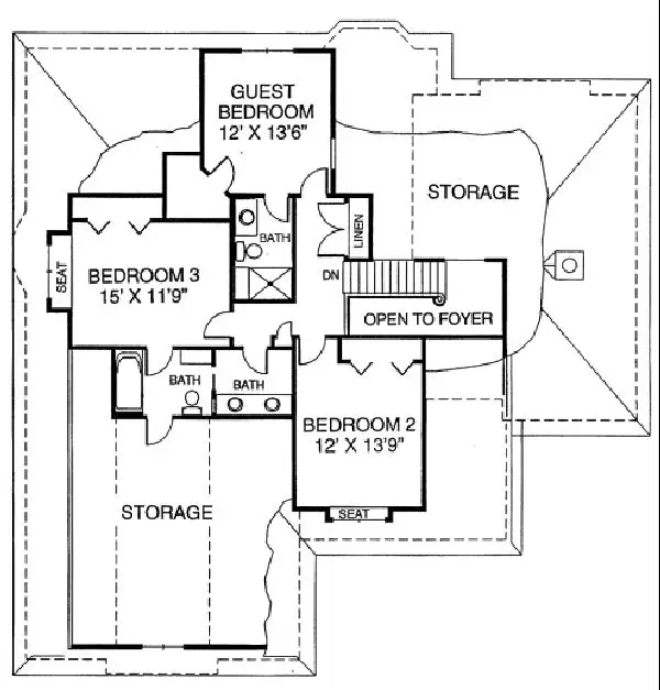 upper floor house blueprint